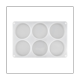 thumbnail image 1 of Moldes de Resina para Posavasos, Moldes de Silicona para Posavasos Redondos Profundos de 6 Cavidades, Molde para Posavasos de Resina Epoxi, Posavasos DIY, Regalos de Arte de Resina, 1 of 5