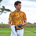 thumbnail image 3 of Honeii Thanksgiving Day Print Polo Shirt, A Classic Short-Sleeved, Button-Down Golf Shirt for Men,Mens Polo Shirts Short Sleeve-Medium, 3 of 6