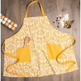 thumbnail image 4 of DII Damask Kitchen Apron, 29"x37.5", 100% Cotton, Multiple Colors, 4 of 11