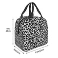 thumbnail image 3 of Easygdp Similar To Leopard Print Bolsa Térmica Premium - Tela Oxford Impermeable, Gran Capacidad, Bolsillo Frontal, Unisex para Trabajo, Escuela, Actividades al Aire Libre y Picnics, 3 of 8