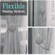 thumbnail image 2 of Abrazaderas para cortinas con hebilla magnética, hebillas elásticas para cortinas, clips de flores de cristal, con resorte Wi, 2 of 4