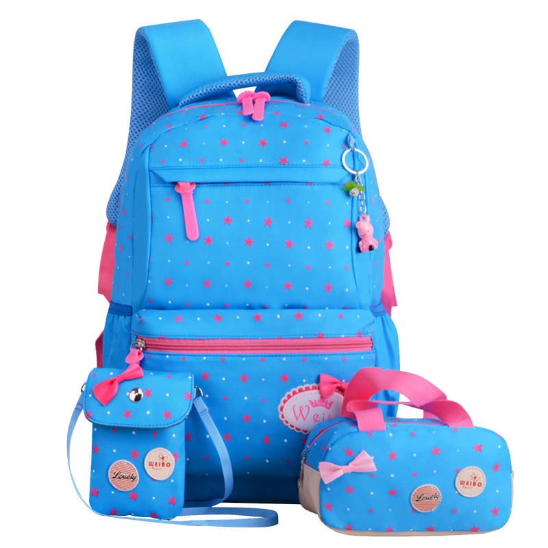 CoCopeaunt School Bags for Teenager Girls Printing travel bag for kids  Orthopedic Backpack 3 pcs/Set school Backpacks sac a main mochila 