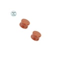 thumbnail image 1 of Gold Sandstone Semi Precious Stone Ear Plugs - 8 Gauge to 00G, 1 of 6