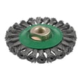 thumbnail image 2 of Cepillo Circular De Alambre Trenzado 4" Verde, 2 of 3
