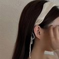 thumbnail image 4 of Pendiente de borla simple Pendiente Hairbanda Sólido Headwear Accesorios dulces Imitación Pearl Styling Pelo Bisel para Niños Bodas Fiesta Feme Beige Baoblaze Aro de pelo, 4 of 8