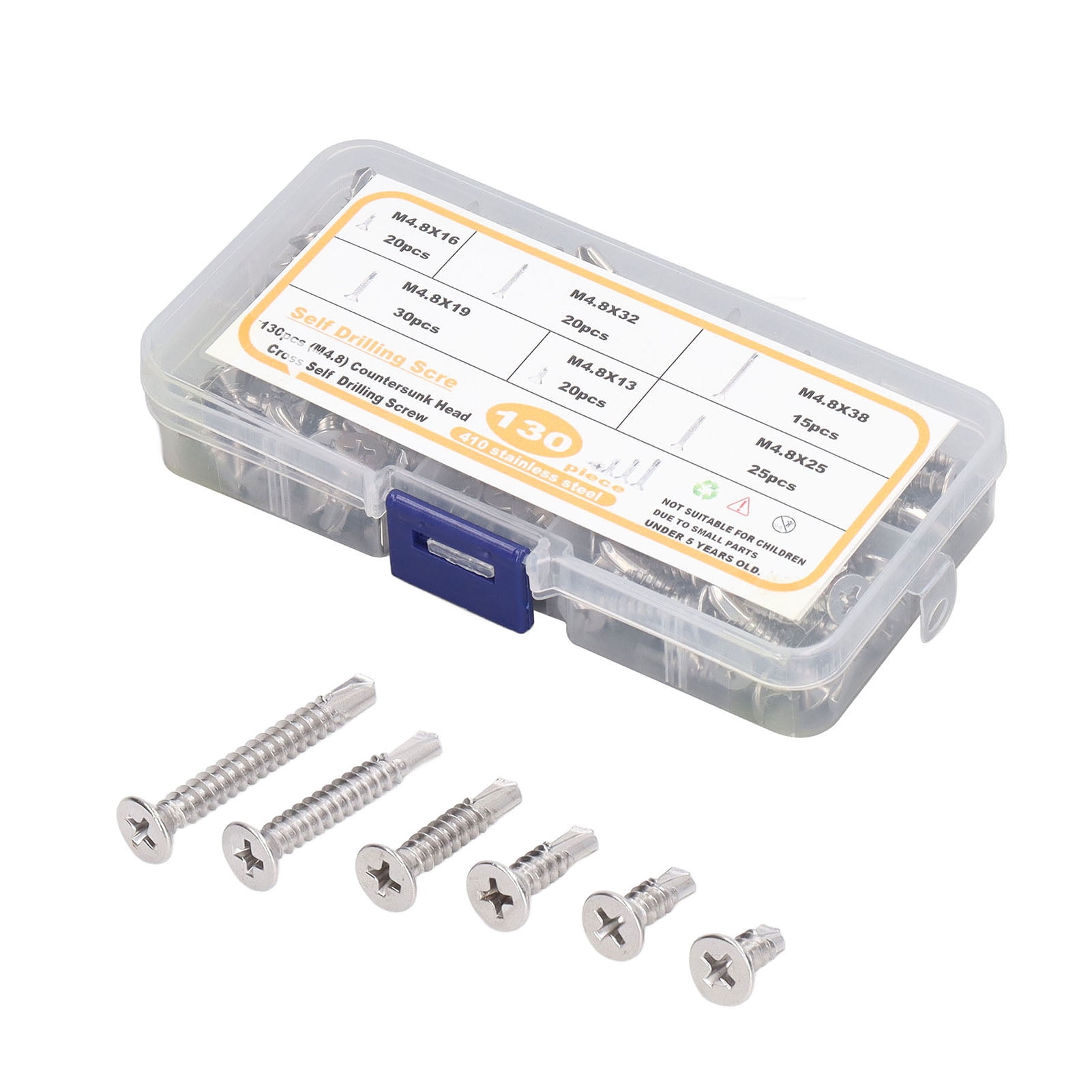 Flat Head Self Drilling Screws, Improve Efficiency Flat Head Screw With