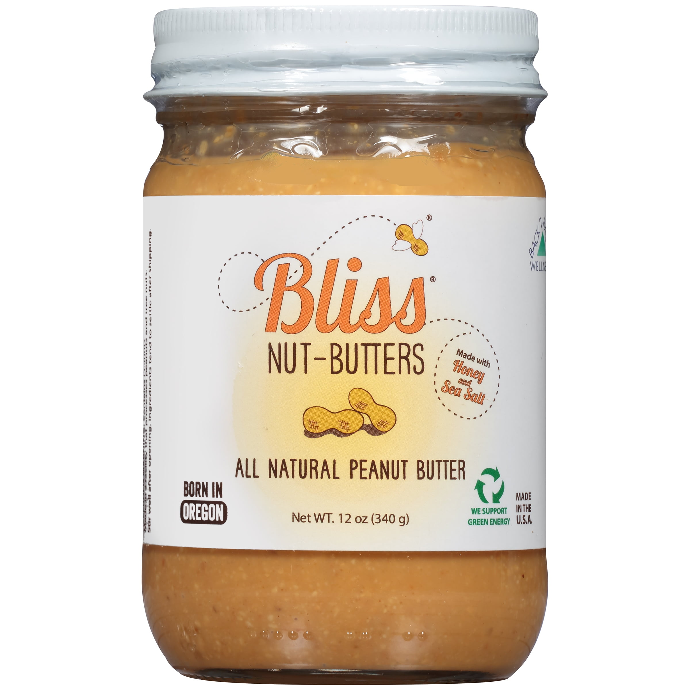 Bliss® NutButters All Natural Peanut Butter 12 oz. Jar