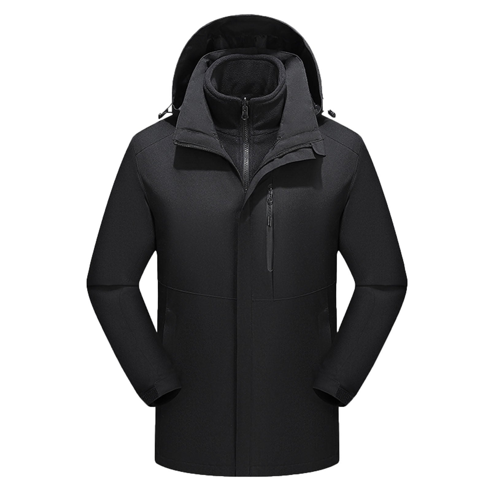 Christmas Gift Ofreoo Fashion Long Sleeve Hooded Casual Outwear Tops T-Shirt Pockets Zipper Women Coat Blouse Coat for Women