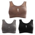 thumbnail image 3 of Camisetas encaje Chaleco Camiseta Tops casuales para mujer Yinane Negro Deportes para mujer, 3 of 8