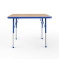 thumbnail image 3 of ECR4Kids 24in x 36in Rectangle Premium Thermo-Fused Adjustable Activity Table Maple/Blue/Blue - Standard Ball, 3 of 4
