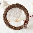 thumbnail image 5 of Natural Grapevine Wreath for DIY Craft Christmas Ring Vine Branch Wreath Roll Rattan Wreath Garland for Front Door Wall Hanging Decor Thanksgiving Wedding Supplies (4 Inches), 5 of 9
