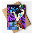 thumbnail image 1 of Woman Romance Moonlight Tree Greeting Cards You are Invited Invitations, 1 of 3