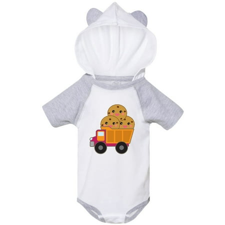

Inktastic Cookie Lover Gifts Funny Truck Gift Baby Boy or Baby Girl Bodysuit