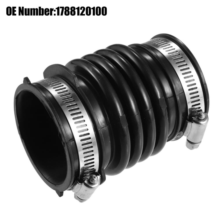 豪華で新しい Pcs 2 Bargains Unique Black Replacement Hose Tube Intake Air トリートメント