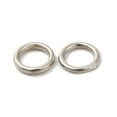 thumbnail image 3 of 1000pcs Alloy Closed Jump Rings Round Ring Platinum 6x1mm 18 Gauge Inner Diameter: 3.8mm, 3 of 3