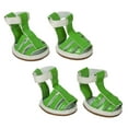 thumbnail image 5 of Pet Life ® 'Buckle-Supportive' PVC Waterproof Pet Dog Shoes Sandals - Set Of 4, 5 of 6