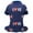 Blue, variant on HonestMatter Dog Jumpsuit Pet Pajamas Warm Puppy Jumpsuit Cotton Blend Winter Outfit for Small Dogs Cats Love Print Blue XL