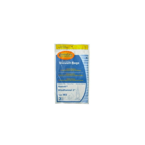 Hoover Type W2 Windtunnel Allergy Vacuum Bags Bagged Upright Hoover Type W2 Windtunnel Allergy Vacuum Bags Bagged Upright Cleaners 401080w2