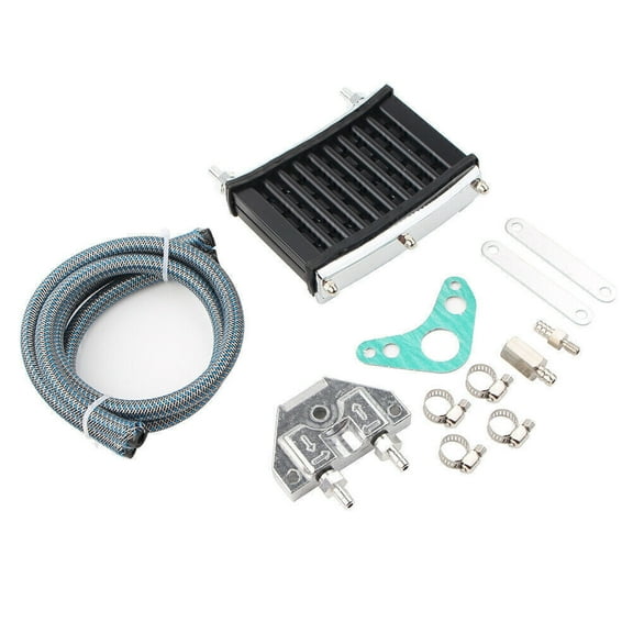 Black Oil Cooler Cooling Radiator For 125cc 140cc 150cc Motor Dirt Pit Bike ATV