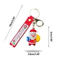 thumbnail image 2 of Hibiscsu Christmas Keychain Gift, Cute Cartoon Xmas Key Chain Santa Silicone Wristlet Keyring for Girls Women Schoolbag, 2 of 3