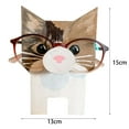 thumbnail image 1 of Soporte De Exhibición Estante para gafas de animales, soporte para gafas de madera, soporte para gafas (gato) Hugtrwg  Libre de BPA, 1 of 4