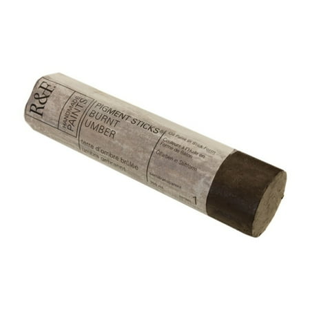 UPC: 0836943003163 | R&F Handmade Paints Pigment Stick 100ml Burnt Umber