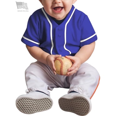 Youth Full Button Pinstripe Baseball Jersey main image 1