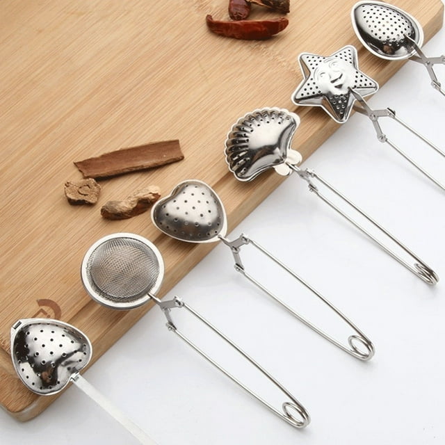 Tea Infuser Ball Mesh Loose Leaf Herbs Strainer Reusable Steel Secure Locking Stainless Steel Seasoning Filter