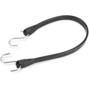 Max MM11 35 Black EPDM Rubber Tarp Bungee Cord Straps - Quantity of 100