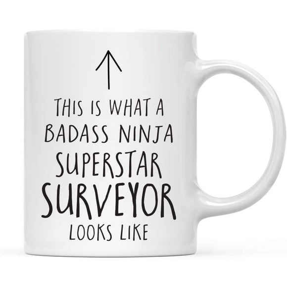 CTDream Tasse à Café/thé en Céramique 11oz. Cadeau, C'est à Ça Que Ressemble un Superstar Ninja, Lot de 1