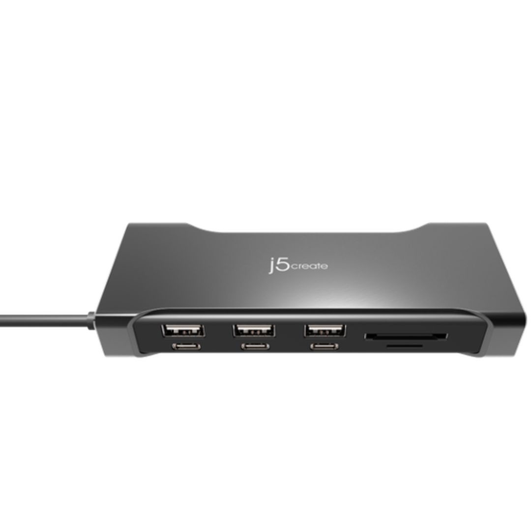 j5create USB-C Hub Pro 12 in 1, Dual 4K HDMI photo 2