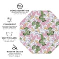 thumbnail image 3 of Kdxio Lilies Flowers Funny Coasters,4 Pcs Leather Coasters,Housewarming Gifts,Protect Furniture from Water Marks Scratch and Damage, 3 of 8