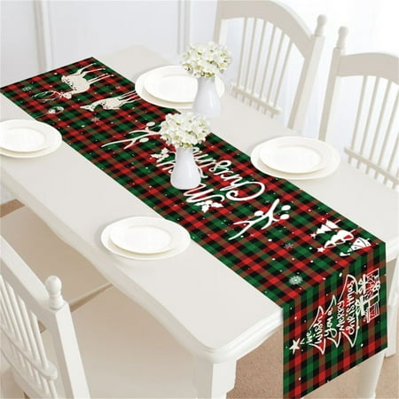 

WMYBD Christmas Decorations Gifts Christmas Home Decoration Supplies Cloth Tablecloths Creative Christmas Tablecloths