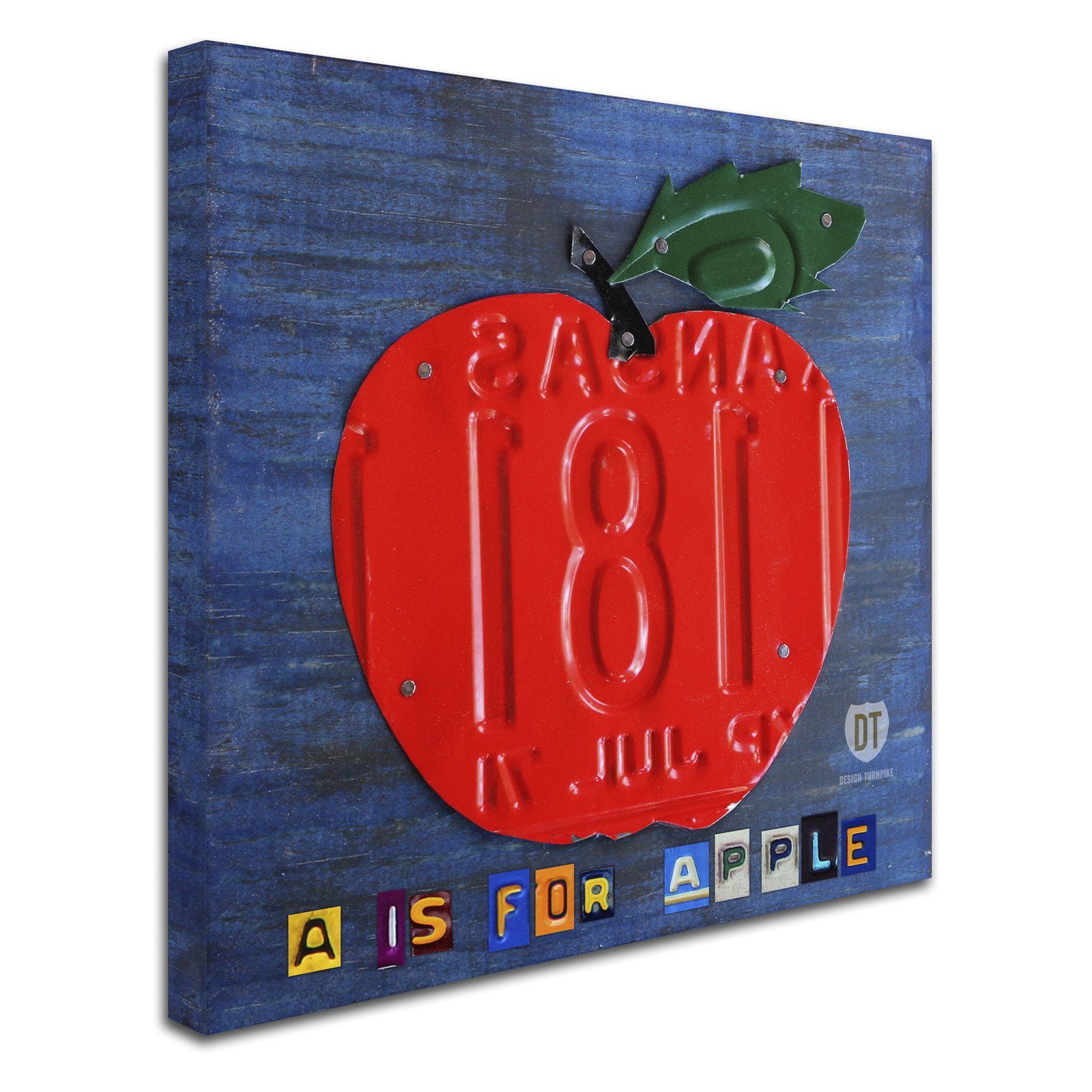 Trademark Fine Art 'Apple' Canvas Art by Design Turnpike