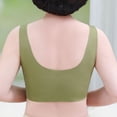 thumbnail image 3 of Sujetador sin costuras con botones delanteros para mujer - Camiseta con aros y push up - Mezcla de nailon y spandex - Para mamás y soporte diario, 3 of 7