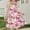 Pink, variant on Juslio Girls Dresses A Line Dresses Sleeveless Boho Knee Length Casual Summer Beach Bow Sundress
