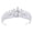 B, variant on Pack Glittering Rhinestone Non- Headbands for Women, Sparkling Heart Adjustable Wedding Bridal