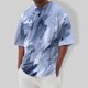 thumbnail image 2 of Summer Men's Popular T-shirt Printed Round Neck Short Sleeve T-shirt 3XL, 2 of 5