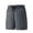 Grey, variant on HAYIMI Mens Athletic Shorts Casual Summer Lightweight Loose Pocket Sports Breathable Solid Color Moisture-Wicking Stretch Golf Classic-Fit Bottoms, Black, XXXXL