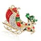 thumbnail image 4 of Yuarrent Decorado Árbol de Navidad Botas de Papá Noel Muñeco de nieve Campana Broche Bufanda Collar Solapa Broche de Navidad Regalo de niña Kits de decoración para fiestas No.75 Yuarrent JR0793-75, 4 of 6