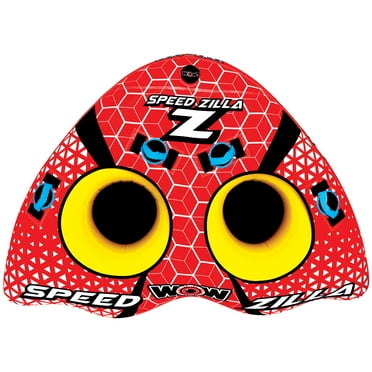 WOW World of Watersports 21-1110 Speedzilla Cockpit 1 or 2 Person Inflatable Towable
