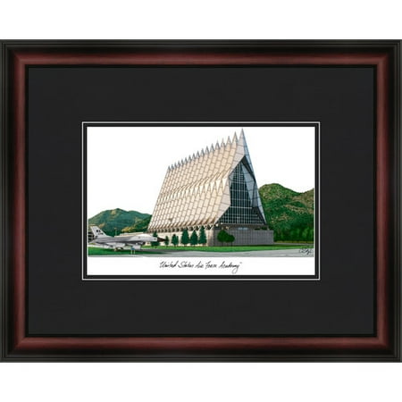 - United States Air Force Academy Academic Framed Lithogrpah