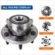 thumbnail image 2 of PAROD Par 513277 Conjunto de buje y cojinete de rueda delantero/trasero compatible con Buick Enclave 08-17 09-17 Chevy Traverse 07-16 GMC Acadia 07-10 Saturn Outlook 6 lengüetas con ABS, 2 of 9