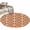 Brown, variant on Round Rugs 4Ft, Orange Geometric Round Area Rug Washable Indoor Throw Carpet, Modern Southwestern Vintage Soft Non Slip Circle Rug for Kitchen Nursery Room Home Decor Aesthetic