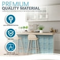 thumbnail image 5 of Mi Alma Light Blue Solid Color Peel & Stick Vinyl Backsplash Tiles 5x5, 24 pcs, 5 of 16