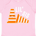 thumbnail image 4 of Inktastic Lil Sis with Construction Cones Girls Baby Bodysuit, 4 of 5