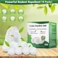 10 Packs Rodent Repellent Balls, Pest Repeller, Peppermint Oil to Repel