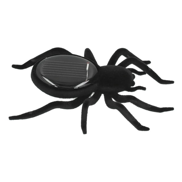 Spptty Kids Children Solar Powered Toy Simulation Spiders Educational Trick Toy Supply