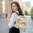 thumbnail image 6 of FORMRS Mini Backpack Purse for Women Travel Daypack Casual Shoulder Bag, Retro Rainbow, 6 of 7