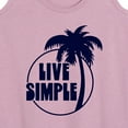 thumbnail image 3 of Instant Message - Live Simple - Women's Racerback Tank Top, 3 of 6